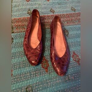 Salvatore Ferragamo Brown Flats